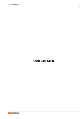 Swift User Guide - The Swift Parallel Scripting Language