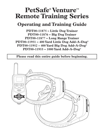 PetSafe Venture Remote Training Series