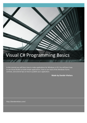Visual C# Programming - Davide Vitelaru