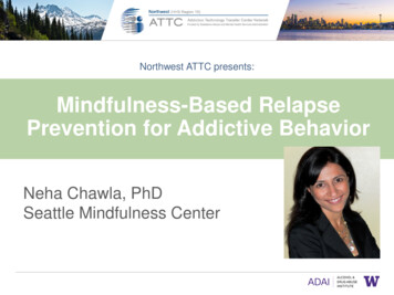 Mindfulness-Based Relapse Prevention