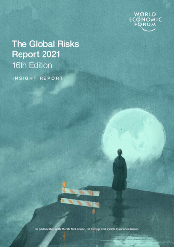 The Global Risks Report 2021 - World Economic Forum