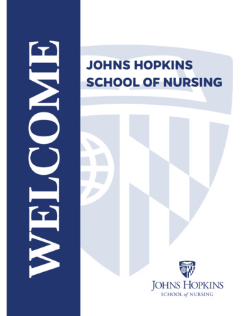 Table Of Contents - Johns Hopkins School Of Nursing