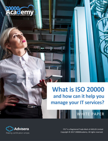 What Is ISO 20000?