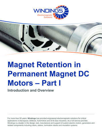 Magnet Retention In Permanent Magnet DC Motors – 