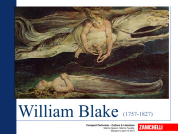 William Blake - ISTITUTO DI ISTRUZIONE SUPERIORE
