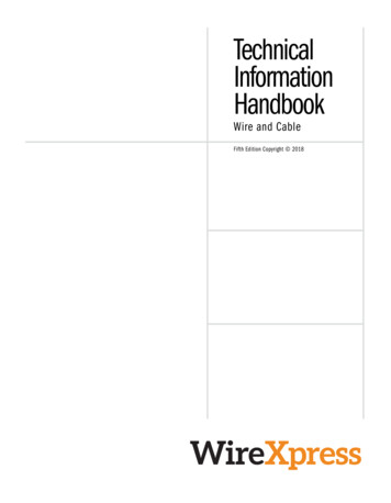 Technical Information Handbook