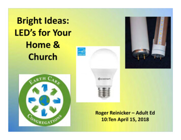 Bright Ideas: LED’s For Your Home Church - WPC