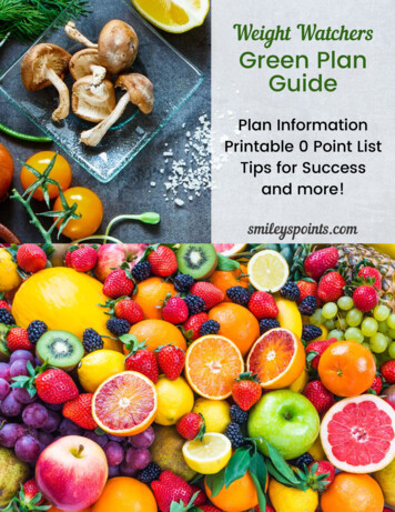 WW Green Plan Guide SmileysPoints