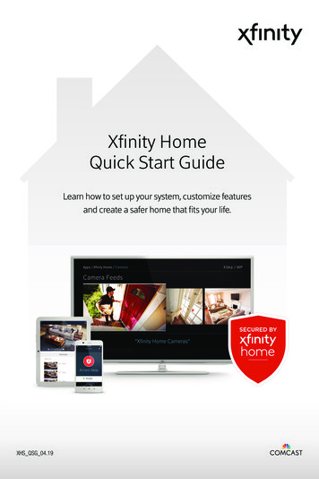 Xfi Nity Home Quick Start Guide
