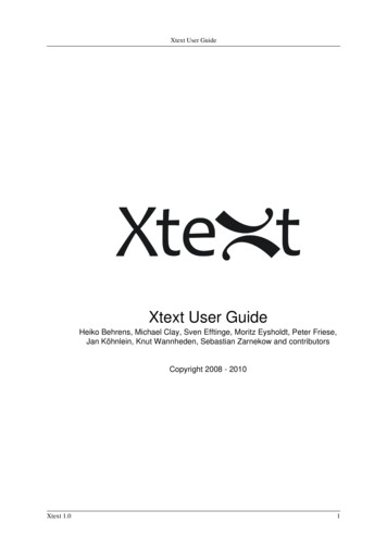 Xtext User Guide - Eclipse
