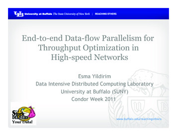 End-to-end Data-flow Parallelism For Throughput Optimization In High .