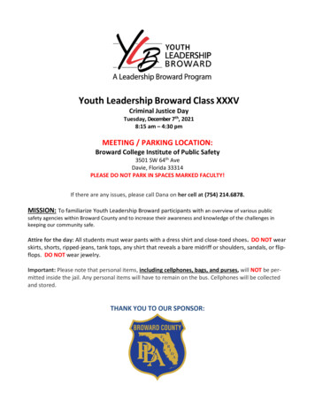 Youth Leadership Broward Class XXXV