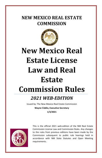 New Mexico Real Estate License Law And Real Estate .