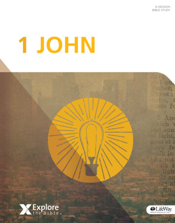 6-SESSION BIBLE STUDY 1 JOHN
