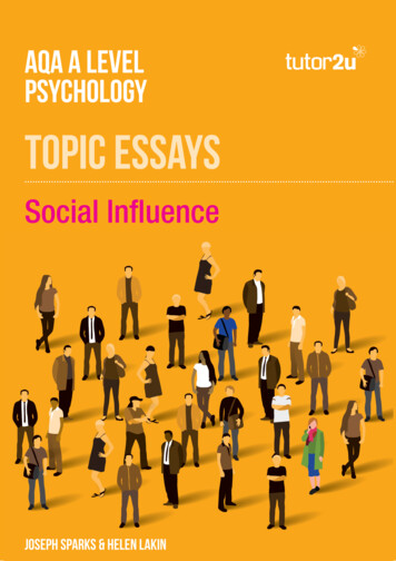 AQA A Level Psychology Topic Essays - Psych205 - Home