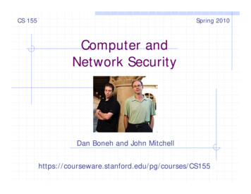 Computer And Network SecurityNetwork Security
