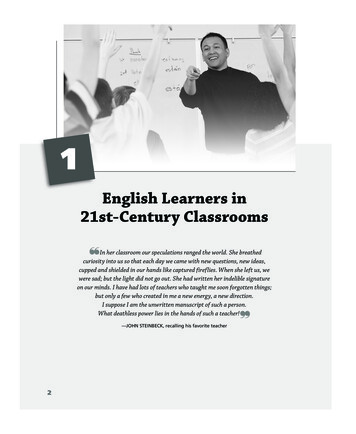English Learners In 21st-Century Classrooms