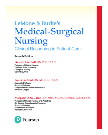 LeMone & Burke’s Medical-Surgical Nursing