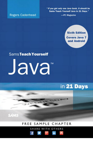 Sams Teach Yourself Java In 21 Days (Covering Java 7 And Android)