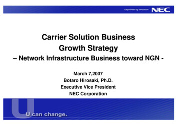 Carrier Solution Business Growth Strategy