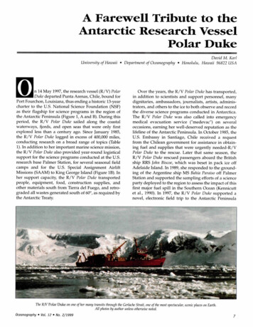A Farewell Tribute To The Antarctic Research Vessel Polar Duke