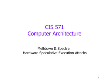 CIS 571 Computer Architecture