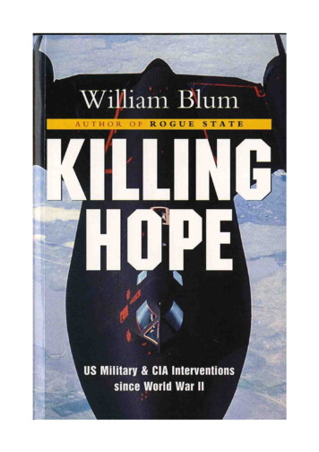 Killing Hope - CIA