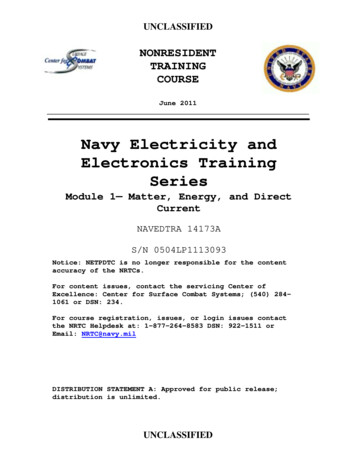 Navy Electricity And Electronics Training Series