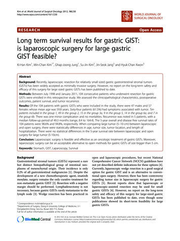 RESEARCH Open Access Long Term Survival Results For .