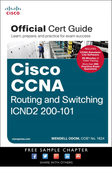 Ii Cisco CCNA Routing And Switching ICND2 200-101 Official .