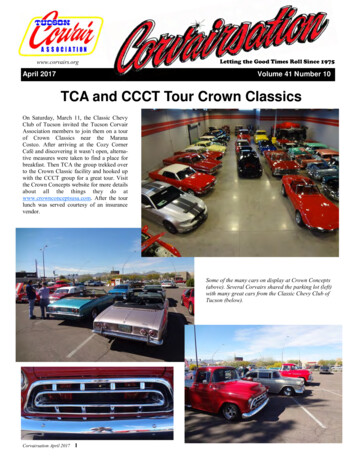 TCA And CCCT Tour Crown Classics - Corvair S