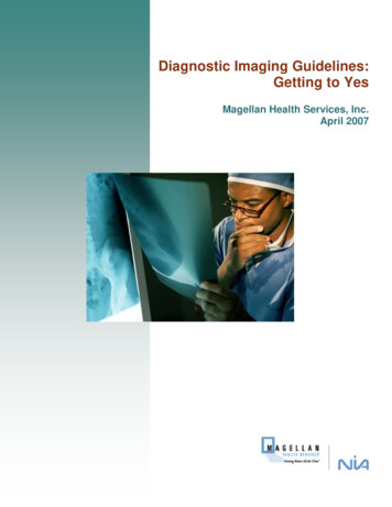 Document Diagnostic Imaging Guidelines: Getting To Yes
