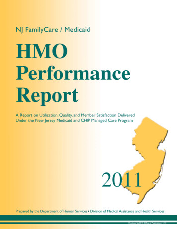 HMO 2011 Report - State.nj.us