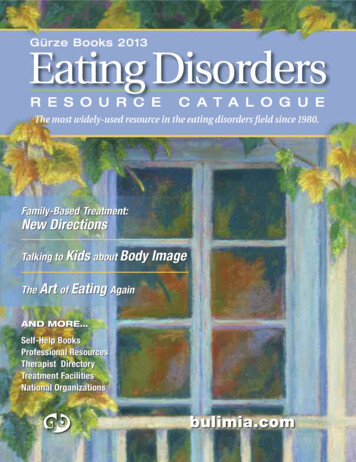 Gürze Books 2 013 Eating Disorders - Edcatalogue 
