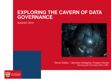 Exploring The Cavern Of Data Governance - Aair