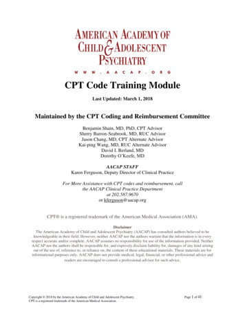 CPT Code Training Module