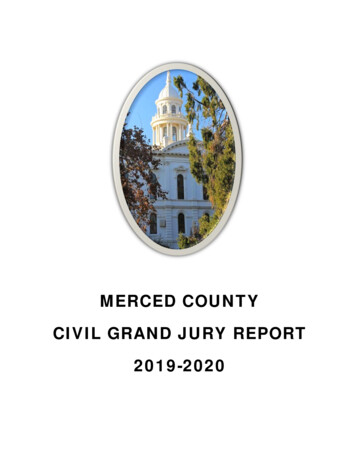 Merced County Civil Grand Jury Report 2019-2020