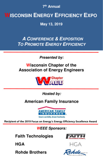ISCONSIN ENERGY EFFICIENCY EXPO - WildApricot