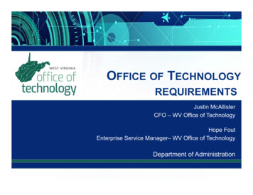Officeof Technology Requirements