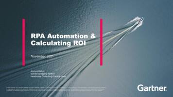 RPA Automation & Calculating ROI - Seactuary 