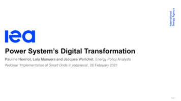 Power System's Digital Transformation - Microsoft