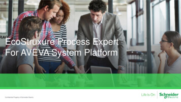EcoStruxure Process Expert For AVEVA System Platform