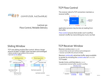 TCP Flow Control - Electrical Engineering And Computer Science