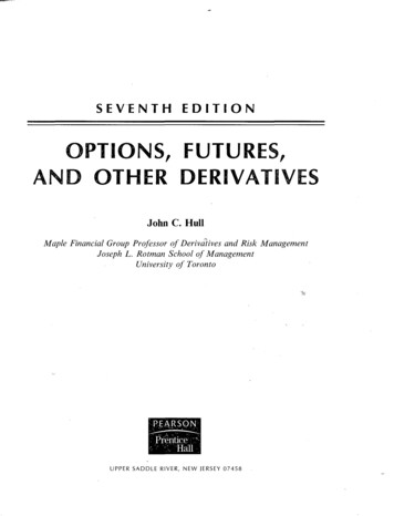 Options, Futures, And Other Derivatives - Gbv