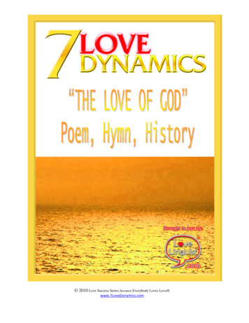 7 Love Dynamics Love Of God Poem
