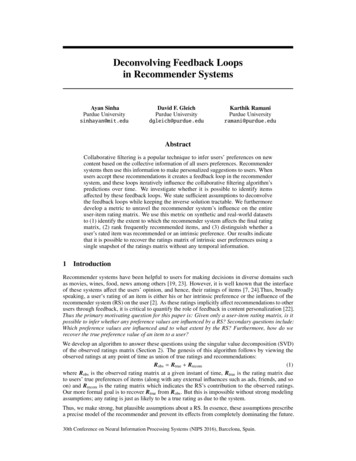 Deconvolving Feedback Loops In Recommender Systems - NeurIPS