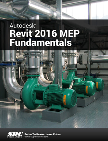 Autodesk Revit 2016 MEP Fundamentals - SDC Publications