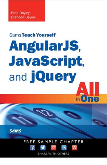 Sams Teach Yourself AngularJS, JavaScript, And JQuery All .