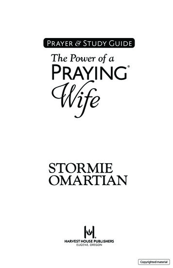 The Power Of A Praying Wife Prayer And Study Guide