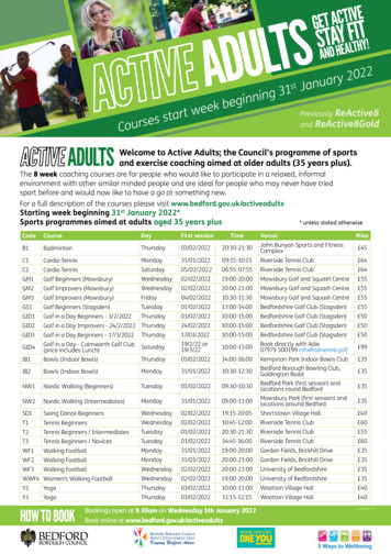 And ACTIVE ADULTS